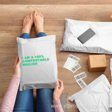 biodegradable custom printed logo poly mailer bags